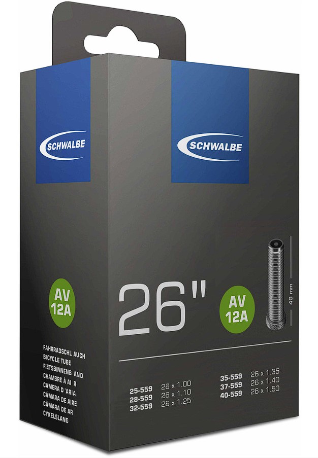 Schwalbe Rennrad Schlauch Schwalbe Schlauch AV12A 26x1.00-1.50 Zoll (25-40-559mm)