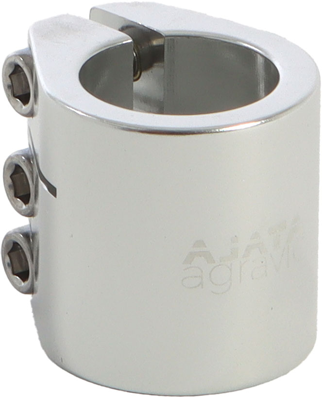 AJATA agravic Doppel-Sattelklemme 3 Bolt 31,8mm / 27,2mm In diesen Farben erhältlich: Silber Klammer, Gerät, Werkzeug